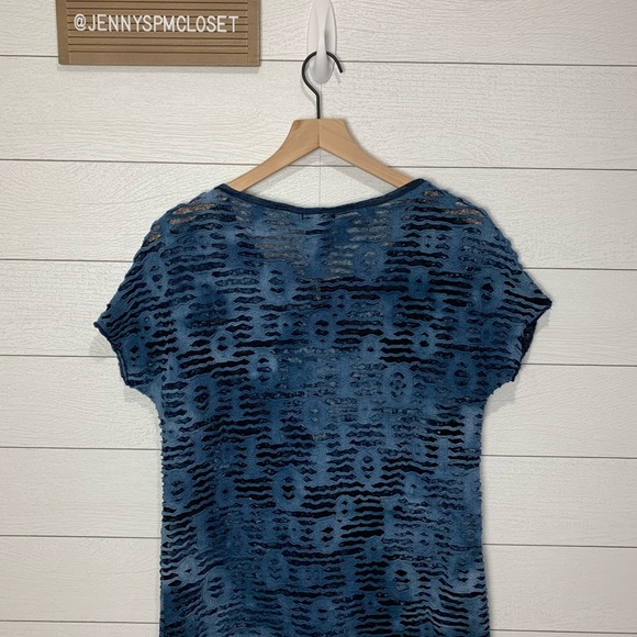NWT Katie Todd Blue Top Size Medium - Picture 2 of 5